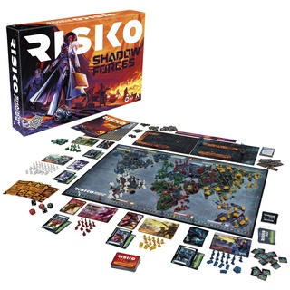 Risiko Shadow Forces, Legacy Brettspiel für Erwachsene und Familien, Spiel ab 13 Jahren für 3 − 5 Spieler, Avalon Hill