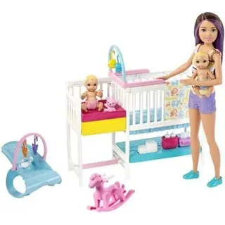 MATTEL GFL38 Barbie “Skipper Babysitters Inc.” Kinderzimmer Spielset