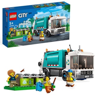 LEGO® Konstruktionsspielsteine Müllabfuhr (60386), LEGO® City, (261 St), Made in Europe bunt