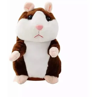 16 cm Sprechende Plüschtier Hamster Wiederholt Elektronische Haustiere Spielzeug Für Baby Kinder Wiederholt-Funktion Talking Plüschhamster, Dunk...