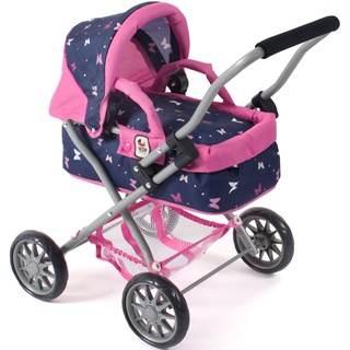Puppenwagen CHIC2000 "Smarty, Butterfly" bunt (butterfly) Kinder Puppenwagen -trage