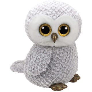 TY Owlette Beanie Boos 36840 Eule mit Glitzeraugen, Grau, 0