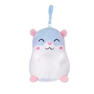 Kawaii Kuscheltier KAWAII Kuties Plüsch Kuscheltier Plüschfigur Bagclip 12 cm Hamster (1-St), Stofftier für Kinder Anime Kawaii Plush Cute Plushie Geschenke blau