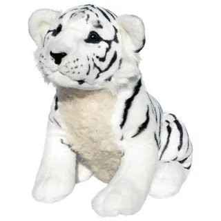 Wagner Plüschtier Tiger Baby - weiß - sitzend - 45 cm