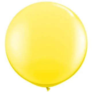 NET TOYS Riesen Luftballon 90 cm Riesenballon gelb Riesenluftballons Große Luftballons