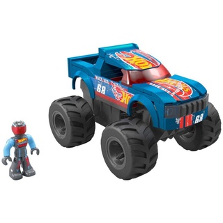 Mattel® Konstruktionsspielsteine MEGA Hot Wheels Smash-und-Crash Race Ace Monster Truck