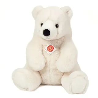 Teddy Hermann® Kuscheltier Eisbär sitzend weiß, 35 cm weiß