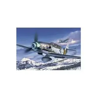 63653 - Modellbausatz, Messerschmitt Bf109G-6, easy-click-system, 42 Teile, ab 10 Jahre