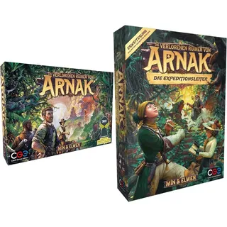 Heidelberger Spieleverlag CZ115 Die verlorenen Ruinen von Arnak Grundspiel Gesellschaftsspiel & Die Verlorenen Ruinen von Arnak: Die Expeditionsleiter | Czech Games Edition | Deutsch | Erweiterung