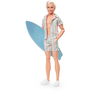the Movie Ken Doll Wearing Pastel Striped Beach Matching Set