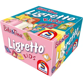 Schmidt Spiele 01412 Ligretto Kids, Bibi & Tina, Kartenspiel