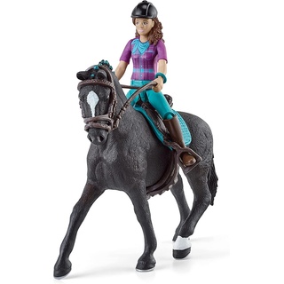 schleich 42541 HORSE CLUB Lisa und Storm, 10 Teile Spielset mit schleich Pferde Figur und vollbeweglicher Mädchenfigur, Spielzeug für Kinder ab 5 Jahren