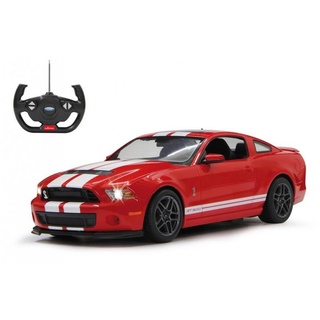 Jamara RC-Auto Ford Shelby GT500 1:14 rot 2,4GHz, Ferngesteuertes Auto mit LED Fahrlicht rot