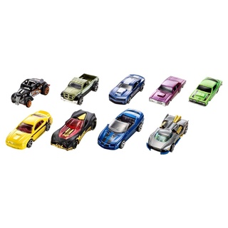 Hot Wheels 9er Geschenkset, Spielzeugautos für Autorennbahn, Spielautos