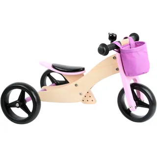 Laufrad SMALL FOOT "und Dreirad, rosa" Laufräder rosa Kinder Laufrad