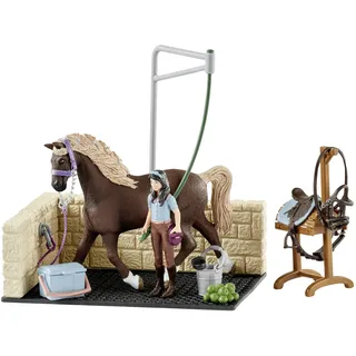 Schleich Horse Club 42438 Waschplatz m Emily & Luna