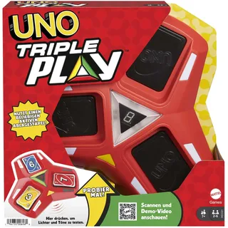 Mattel Games Uno Triple Play (Multilingual)