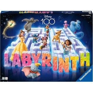 Ravensburger Spiel, Familienspiel Disney 100 Labyrinth, FSC® - schützt Wald - weltweit; Made in Europe bunt