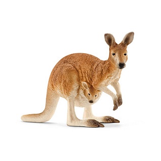 Schleich® Wild Life 14756 Känguru Spielfigur
