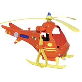 Feuerwehrmann Sam 18cm Tom Hubschrauber Stoß Entlang Fahrzeugs (BT79)