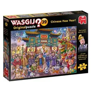 Jumbo Puzzle Wasgij - Chinesisches Neujahrsfest, 1000 Teile, ab 12 Jahre