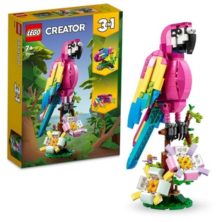 LEGO® Creator 31144 Exotischer pinkfarbener Papagei, Schwarz