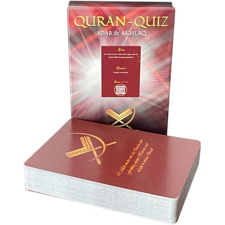 Islamisches Spiel Quizkarten Quran Fragen über Koran und Islam inklusive eigene App (Adab & Akhlaq)
