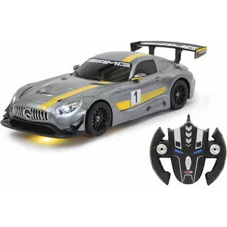 Jamara RC-Auto Mercedes AMG GT3 transformable, 2in1 Roboter und Auto grau