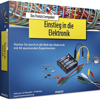 Das Franzis Lernpaket Einstieg In Die Elektronik  Inklusive 20 Bauteile + Prüfkabel + Experimentieranleitung