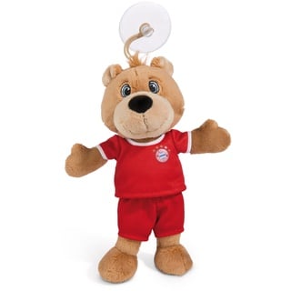 NICI 49072 Kuscheltier FC Bayern Bear 20cm braun schlenkernd mit Trikot und Sauger aus nachhaltiger Herstellung, Berni mit Haftsauger