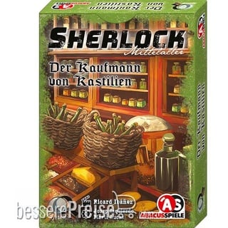 Abacus Spiele ABS48216 - Sherlock Mittelalter - Der Kaufmann von Kastilien