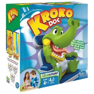 Hasbro B0408100 - Kroko Doc, Reaktions-Spiel Der lustige Nervenkitzel für Groß und Klein