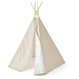 Kids Concept Spielzelt Tipi Spielzelt Streifen 100x95x140 cm