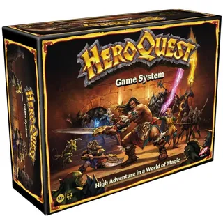 Hasbro Gaming HeroQuest Basisspiel, Brettspiel, Reisen/Abenteuer, 14 Jahr(e)