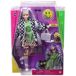 Mattel® Anziehpuppe Mattel HHN10 - Barbie - Extra - Puppe mit Styling-Zubehör und Tier bunt