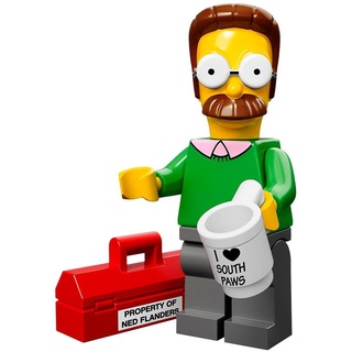 LEGO 71005 - Minifigur Ned Flanders aus der Sammelfiguren-Serie The Simpsons