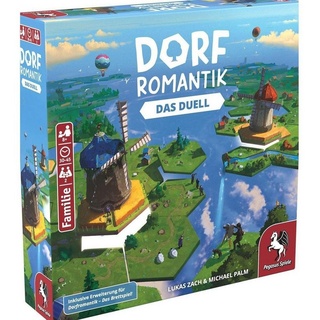 Pegasus Spiele Spiel, Familienspiel Dorfromantik - Das Duell, Brettspiel, für 2 Spieler, ab...