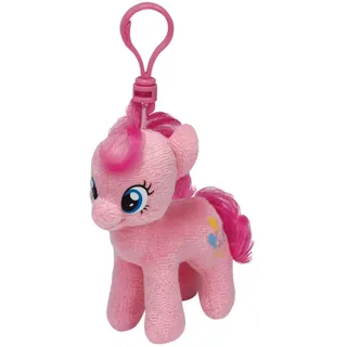 Carletto Ty 41103 - My Little Pony Clip - Pinkie Pie, Plüschtier, 10 cm