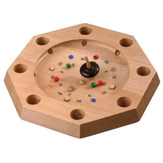 3116 - Tiroler Roulette Octagon, Brettspiel aus Holz, 1-2 Spieler, ab 8 Jahren