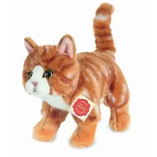 Teddy-Hermann - Katze stehend rot getiegert 20 cm