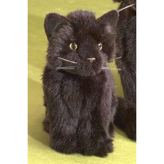 Förster Stofftiere 3378 Katze schwarz sitzend klein 20cm