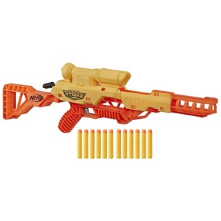Nerf Alpha Strike Wolf LR-1 Blaster mit Zielfernrohr – 12 Nerf Elite Darts – Hinterlader, Pump-Action, einfach Laden und abfeuern