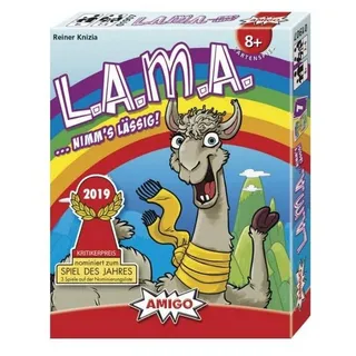 AMIGO Spiel, Familienspiel 01907 - Lama - nimm's lässig!, Kartenspiel, 2-6 Spieler,..., Familienspiel bunt