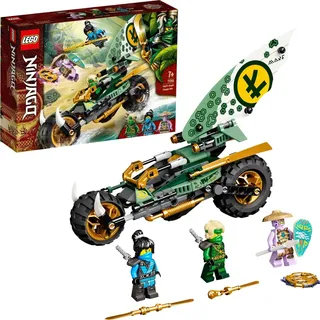 LEGO 71745 NINJAGO Lloyds Dschungel-Bike Bauset, Spielzeug Motorrad mit Lloyd und Nya Minifiguren - Beige