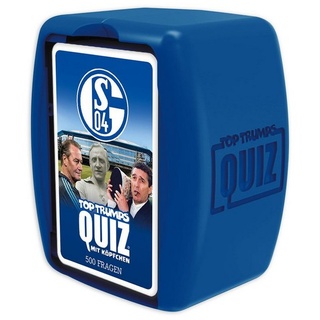 Winning Moves Spiel, Kartenspiel Top Trumps Quiz FC Schalke 04 blau