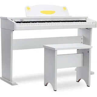 Artesia Fun-1 Kinder Piano mit Bank Weiß