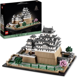 LEGO Architecture Burg Himeji, Modellbausatz für Erwachsene, Wahrzeichen-Kollektion, Set für Fans kreativer Gartenarbeit und japanischer Kultur, mit Kirschblütenbaum, Geschenk für Sie und Ihn 21060
