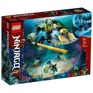 LEGO 71750 NINJAGO Lloyds Hydro-Mech, Unterwasser Set, Spielzeug für Jungen und Mädchen ab 7 Jahre mit 2 Ninja Mini-Figuren