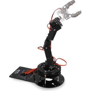 Joy-it Roboterarm Bausatz Ausführung, Robotik Kit, Schwarz
