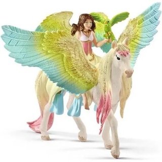 SCHLEICH - Figur 70566 Feensurah mit glitzernder Pegasus